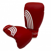 Перчатки боксерские LEADER  8 унций, красный