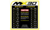 Гантели наборные MX Select MX-30, вес 3.4-13.9 кг, 2 шт без стойки