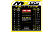 Гантели наборные MX Select MX-85, вес 5.6-38.6 кг, 2 шт без стойки