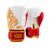 UFC Premium True Thai Перчатки для бокса (белые/красные)