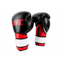 Перчатки MMA для работы на снарядах (Чёрные 16 Oz) UFC