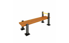 Пресс-скамья Воркаут Kampfer Straight Press Bench Workout 1-6 (Черно-желтый)