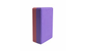 Блок для йоги бордовый-фиолетовый