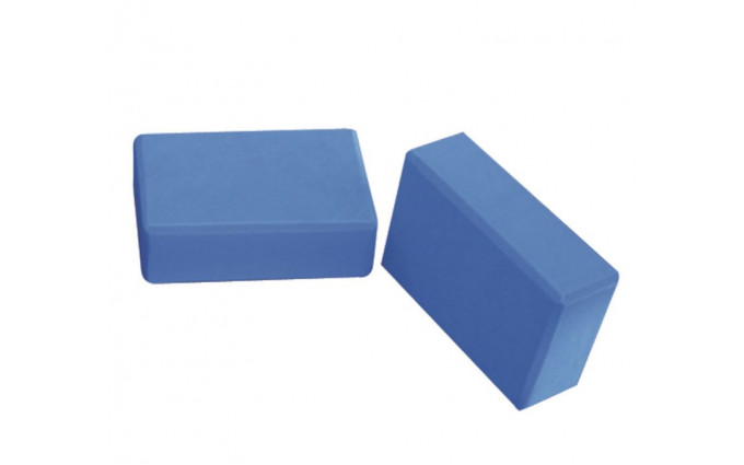 Блок для йоги синий FITEX PRO